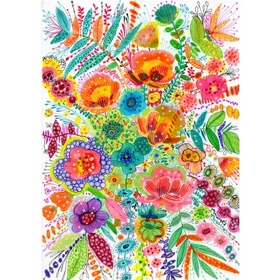 Enjoy - Puzzle Bright Blossoms - 1 000 piese