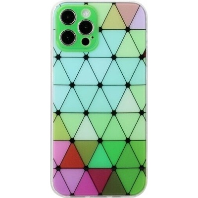 Appleking Pouzdro měkké se vzorem vitráže iPhone 12 Pro Max - zelené – Hledejceny.cz