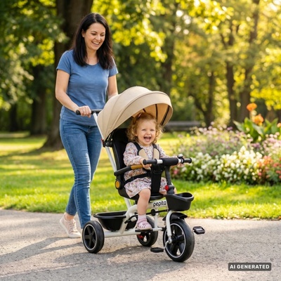 Pepita Fleppy 360 otočná béžová