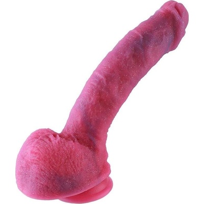 Hismith HSA121 silikonové dildo s přísavkou a KlicLok konektorem 24,5 x 4,3 - 5 cm