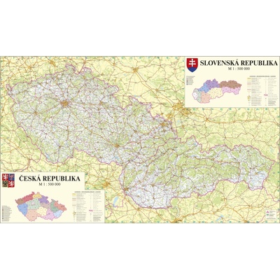 Česká a Slovenská republika 1: 500 000