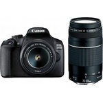 Canon EOS 2000D + 18-55mm IS II + 75-300mm III (2728C031AA) Цифрови фотоапарати