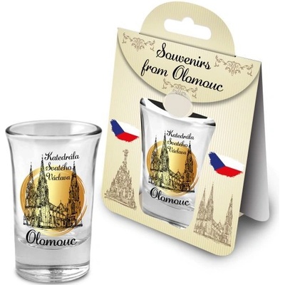 LAV panák OLOMOUC KATEDRÁLA SV. VÁCA DB sklo 35 ml