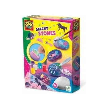SES Creative Painting and decorating Galaxy stones