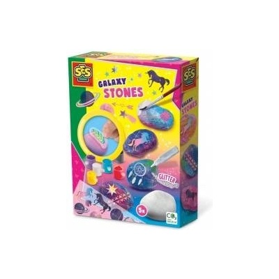SES Creative Painting and decorating Galaxy stones
