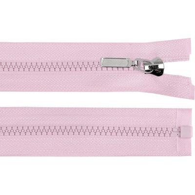 Prima-obchod Kostěný zip No 5 délka 60 cm s ozdobným jezdcem, barva 165 fialová sv.