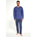 Cornette 113/220 Utah pánské pyžamo dlouhé modré