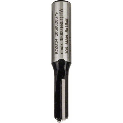 BOSCH Drážkovací frézy 8 mm, D1 6 mm, L 16 mm, G 48 mm