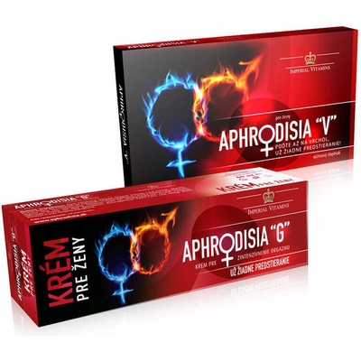 Aphrodisia V pre ženy 10 kapsúl + Aphrodisia G krém