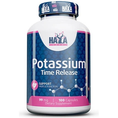 Haya Labs Potassium 99 mg Sustained release 100 kapslí