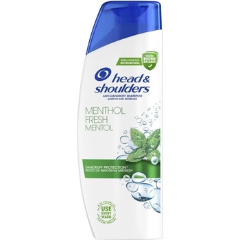 Head & Shoulders Шампоан против пърхот Menthol Fresh, 330 ml