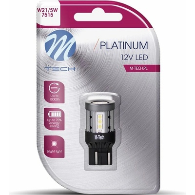M-Tech CANBUS W21/5W W3x16q 15 LED biele 1 ks LB865W-01B