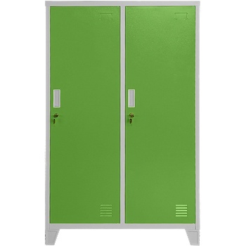 Carmen Метален шкаф Carmen CR-1604-2 JZ - Сив / зелен (3580174_5)