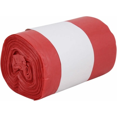 Vipor HDPE extra pevné 30 l 10 µm 50ks červené