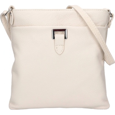 Dámská kožená crossbody kabelka Italia Gotta béžová