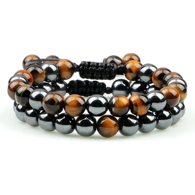 Predator Q1 Daffodil – pánské náramky, černá, sada 2 kusy černá pánské náramky Predator Q1 24