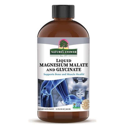 Nature's Answer Liquid Magnesium Malate and Glycinate, течен магнезиев малат и глицинат, 480 ml