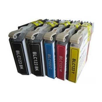 Compatible Комплект съвместими глави (Multipack) Brother LC123 - G&G - Black/Cyan/Magenta/Yellow, 200BRALC 123BMP