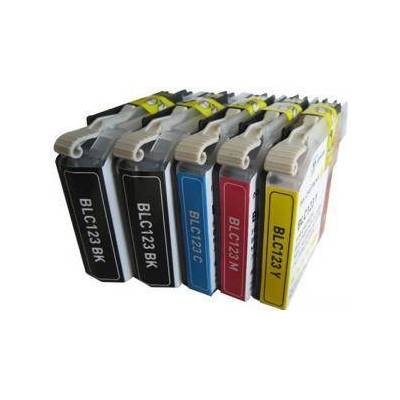 Compatible Комплект съвместими глави (Multipack) Brother LC123 - G&G - Black/Cyan/Magenta/Yellow, 200BRALC 123BMP