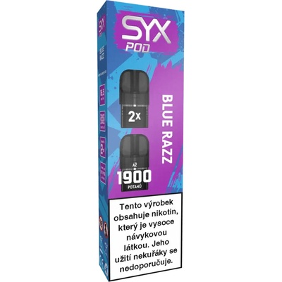 Syx Pod Blue Razz 16,5 mg 2 x 950 potáhnutí 1 ks – Zboží Dáma