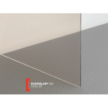 Röhm Plexisklo Plexiglas GS 5 mm 7C22 1520 x 2030 mm hnedé 1 ks