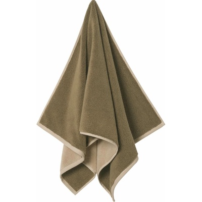 Ferm Living uterák Ekko olive cashmere 50 x 100 cm