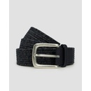 Alberto Basic pánský opasek Braided Tmavě Modrý