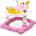 Caretero Toyz Бебешка Проходилка Hiphop Pink Caretero Toyz