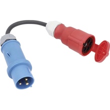 AS Schwabe 61375 napájací káblový adaptér 32 A čierna 0.3 m