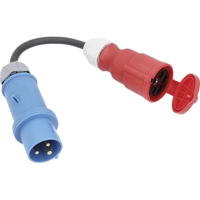 AS Schwabe 61375 napájací káblový adaptér 32 A čierna 0.3 m