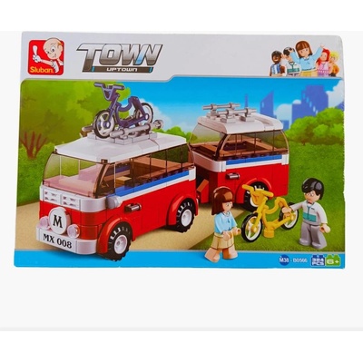 Sluban B0566 Kempovací vůz s vlekem