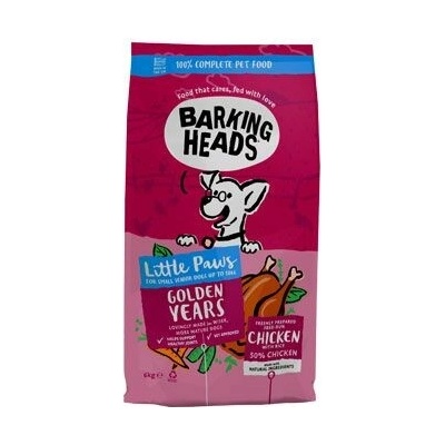 Barking Heads Little Paws Golden Years Chicken 2 x 6 kg
