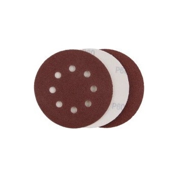 Brúsny papier so suchým zipsom, 125 mm, P60, 8 otvorov, 3ks