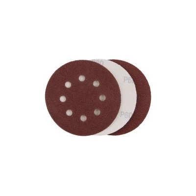 Brúsny papier so suchým zipsom, 125 mm, P60, 8 otvorov, 3ks