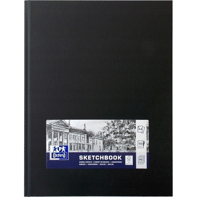 Oxford Sketchbook Artistic A4 96L ecru šitý tvrdá väzba