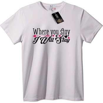 NOONEBRAND Тениска "Където Ти Останеш" - 2XL, Black