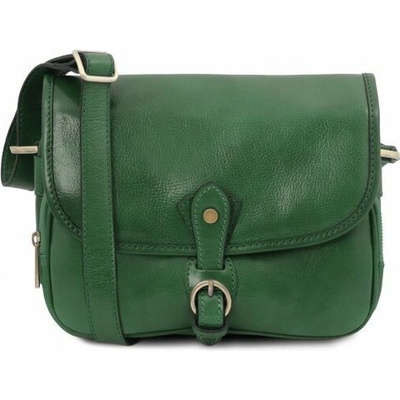 Tuscany Leather kožená kabelka cez rameno Alessia Lesná zelená