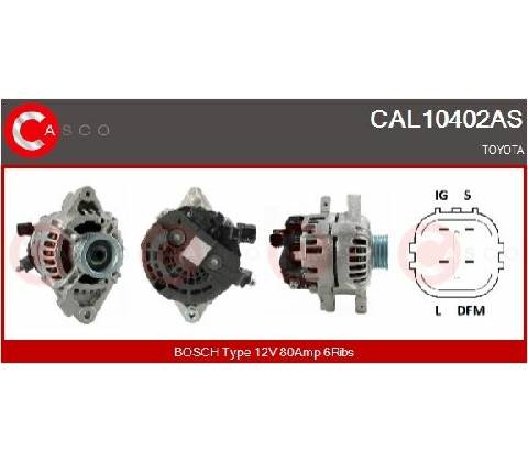Generátor CASCO CAL10402AS
