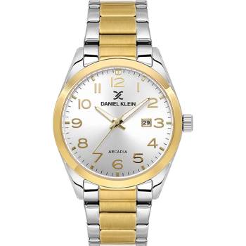 Daniel Klein DK. 6.14273-7 - мъжки часовник, кварцов, 42.5 mm, сив циферблат, 5 ATM