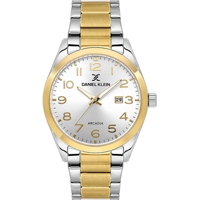 Daniel Klein DK. 6.14273-7 - мъжки часовник, кварцов, 42.5 mm, сив циферблат, 5 ATM