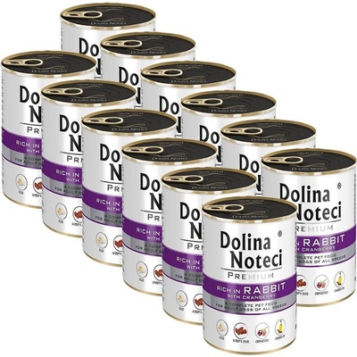 Dolina Noteci Premium Adult Rabbit with Cranberry 12 x 400 g