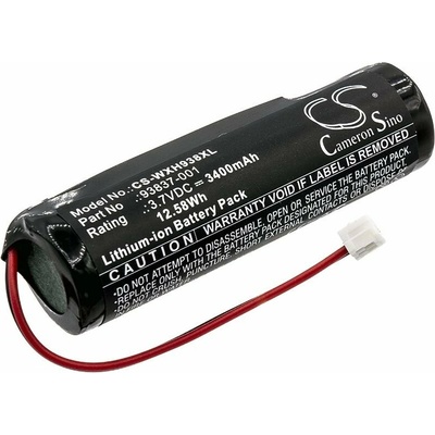 Baterie pro WAHL Beretto Black Stealth, Chrome, 3400mAh, Li-Ion, 3.7V, 93837-001, HQ