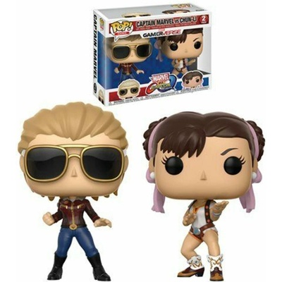 Funko POP! Captain Marvel vs Chun-Li 2 Pack