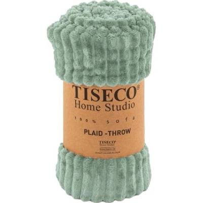Tiseco Home Studio Ribble deka zelená/light 130x160