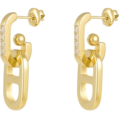 Ornamenti Pozlacené náušnice good Life OOR300142