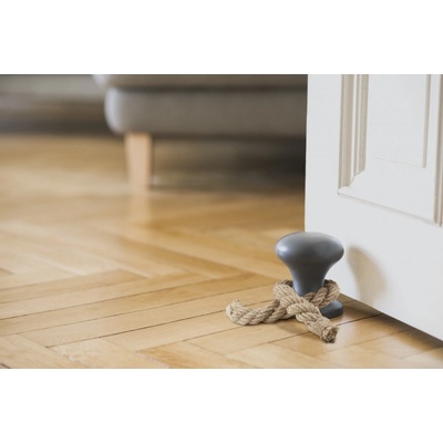 Philippi HAMBURGER Dveřní a okenní zarážka 12 cm hliník mat