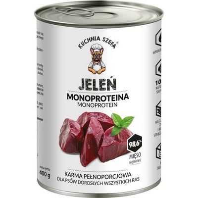 Kuchnia Szefa Monoproteín s jelením mäsom 400 g