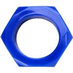 Chisa-novelties Пенис ринг - пристегач "nust bolts blue" Медицински силикон