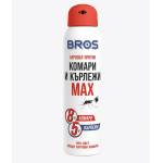 BROS Аерозол против комари и кърлежи MAX, 90 ml - lightsmarket