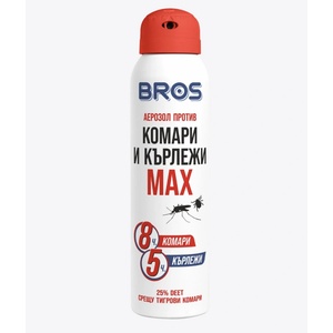 BROS Аерозол против комари и кърлежи MAX, 90 ml - lightsmarket